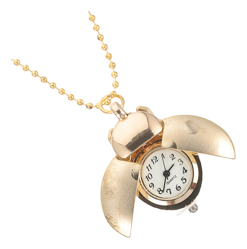 Collar De Reloj Para Mujer, Reloj De Bolsillo Ladybug