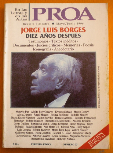 Revista Proa. N° 23 / Jorge Luis Borges Diez Años Después