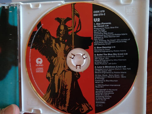 Cd U2 Stay (faraway, So Close!) - The Live Format