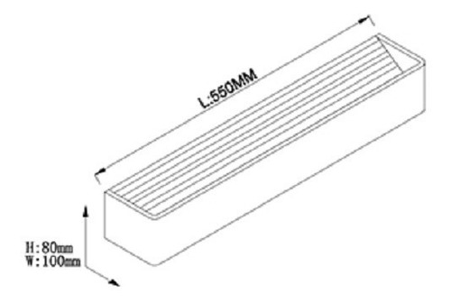 Imagen 3 de 4 de Aplique Magnus Led 18w Blanco Texturado Marca Candil