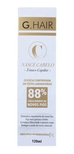 G.hair Nasce Cabelo Tonico Capilar 120ml