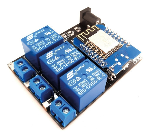 Imagen 3 de 8 de Módulo Bee Shield Para Wemos D1 - 3 Relevadores Sensor Temp
