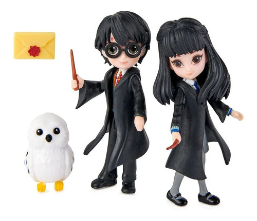 Harry Potter Set Harry Y Cho Chang Figuras 7 Cm Pelicula Edu