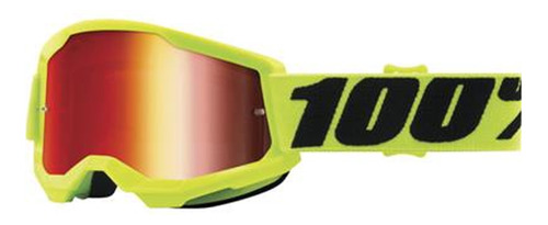 Goggles Moto/mtb 100% Strata 2 Niño 8-13 Espejo Originales