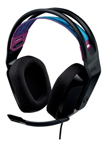 Headset Gamer Logitech G335 Com Fio e Microfone Para PC, PlayStation e Xbox