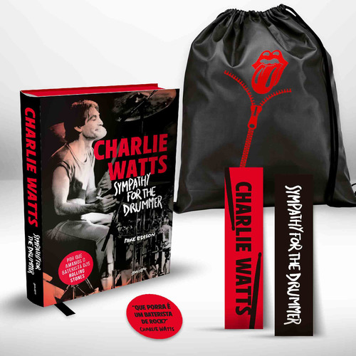 Charlie Watts: Sympathy For The Drummer (em Português): Por, De Mike Edison. Editora Belas Letras, Capa Mole Em Português