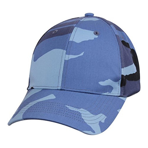 Camo Supremo De Perfil Bajo Cap, Cielo Azul De Camo.