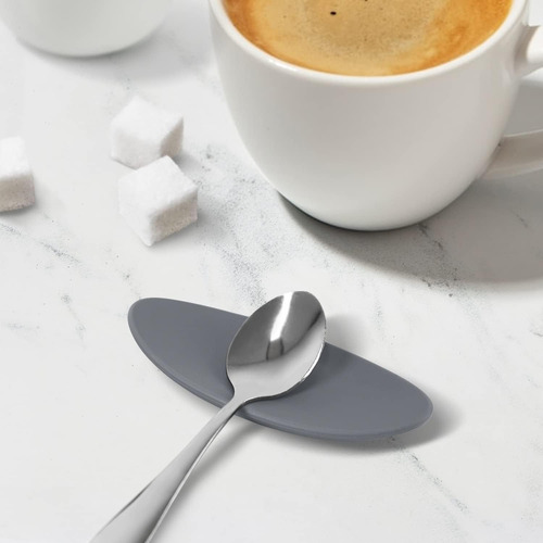 Soporte Pequeño De Silicona Para Cucharas De Café, 2 Piezas