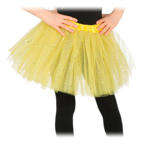 Tutú Escarchado Glitter Adulto 40cm Falda Ballet Disfraz