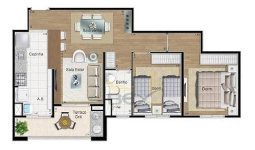 Imagem 6 de 26 de Apartamento Com 2 Dormitórios À Venda, 53 M² Por R$ 302.000,00 - Vila Santa Terezinha - Carapicuíba/sp - Ap0439