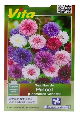 Semillas Para Sembrar Flor Pincel (2 Sobres)