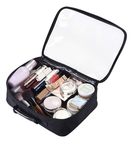 Neceser De Maquillaje Transparente 420d, Portátil Y Ligero