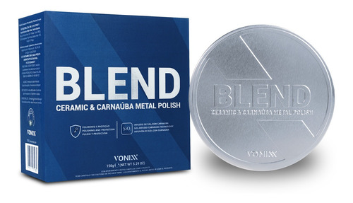 Blend Metal Polish 150g Vonixx Polidor De Metais E Cromados