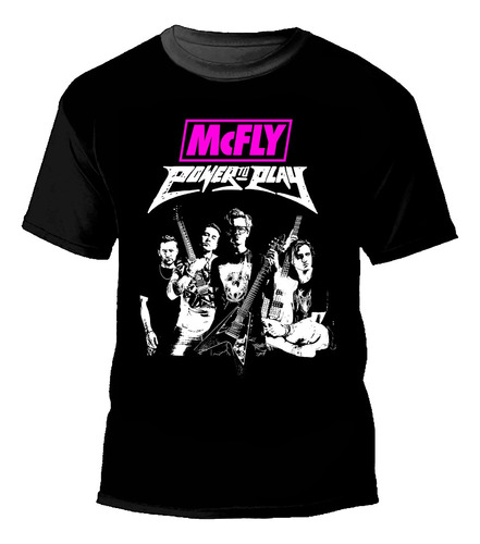 Camiseta Mcfly Power To Play Tour Brasil Camisa Blusa Banda 