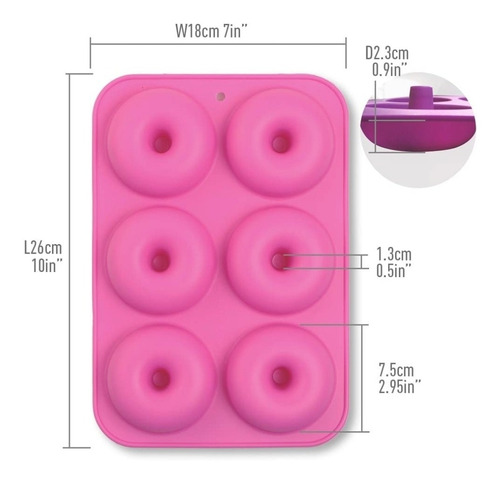 Molde Silicon Para Donas