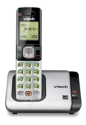 Teléfono Inalámbrico Vtech Cs6719 Gris Y Negro