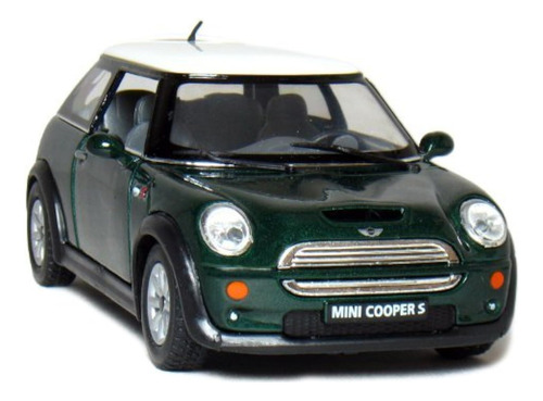 5 Mini Cooper S 1:28 Scale (green) By Kinsmart