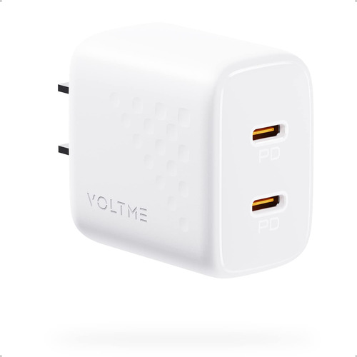 Voltme Cargador Pared Usb C 20 W Doble Puerto Pd 3.0 Usb-c 4