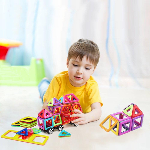 Bloques Magnéticos Para Niños De 6 Años Banne , 113 Piezas