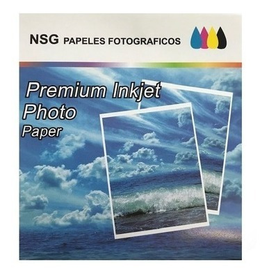 Papel Fotográfico Nsg Premium   A 4 Glossy 230 Gs 100 Hjs