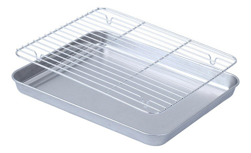 Bandeja De Horno Con Rejilla For Enfriar, Plato 28cmx23.5cm