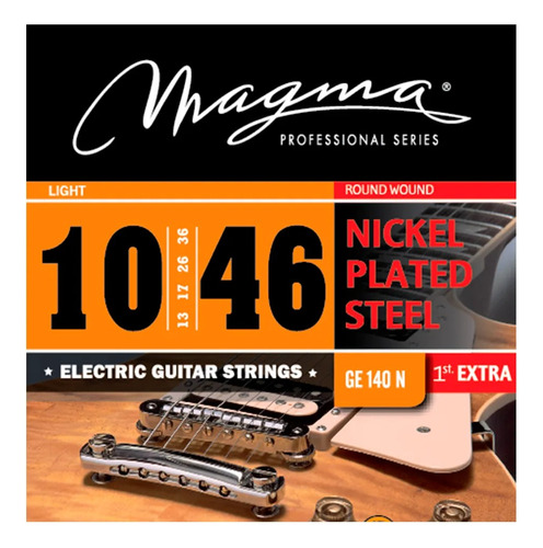 Encordado Magma Guitarra Eléctrica Nickel 08 09 010 11 12 13