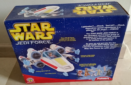 Imagen 2 de 7 de Juguete Nave Star Wars Jedi Force Luke X-wing Hasbro Playsko