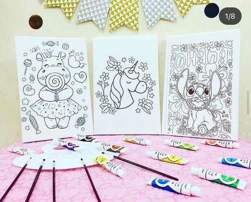 Imagen 1 de 4 de Lienzos Para Pintar ,personalizados 20x30 Cm