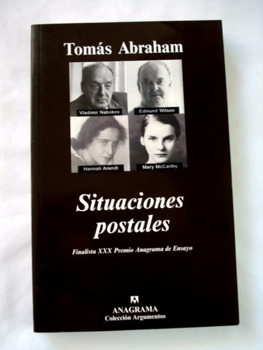 Tomás Abraham, Situaciones Postales - Ed Anagrama - L21