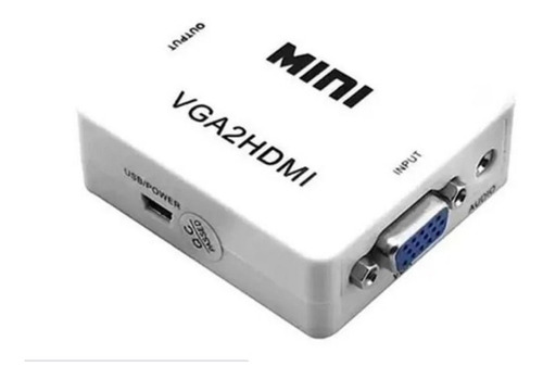 Adaptador Conversor Vga A Hdmi Netmak Nm-hd2 Out Audio 3.5 