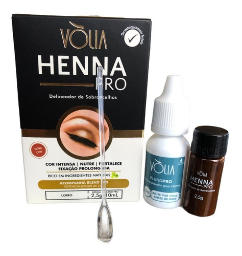 Henna Pro Volia - Loiro - 2,5g