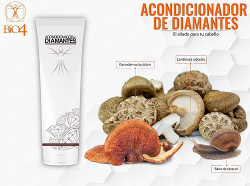 Acondicionador Diamantes Full Con Ganoerma Bio4 270 Ml