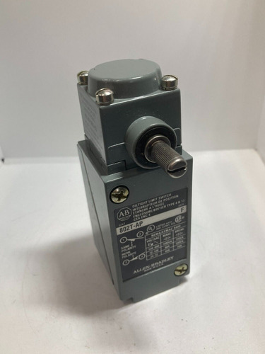 Allen Bradley 802t-ap Limit Switch Oiltight Type 4&13 Se Bbd