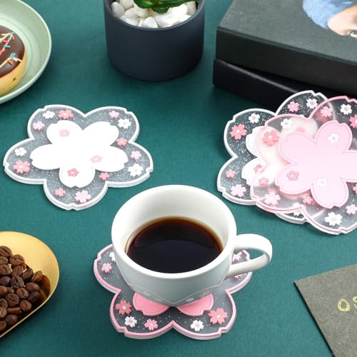 Sakura Pvc Posavasos De Flor De Cerezo Gadgets De Aislamient