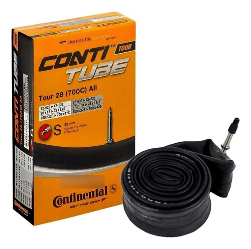 Câmara Speed 700x28 Continental Conti Tube Tour Slim 42mm Tipo Da Válvula Presta