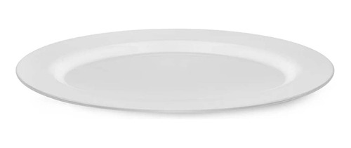 Travessa Melamina Oval  35 Cm Branco