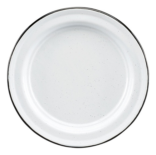 Juego 4 Platos 22 Cm Peltre Blanco Jaspeado Cinsa 315624 Blanco Plato Plano Ensalada