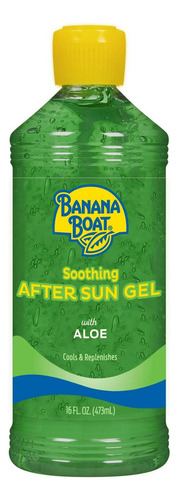 Gel Post Solar Banana Boat Con Aloe Vera 473ml - Humectante Refrescante Para Piel Irritada Por El Sol - Alivio De Ardor Y Resequedad - Hidratación Profunda post Playa Piscina o exposición al Sol