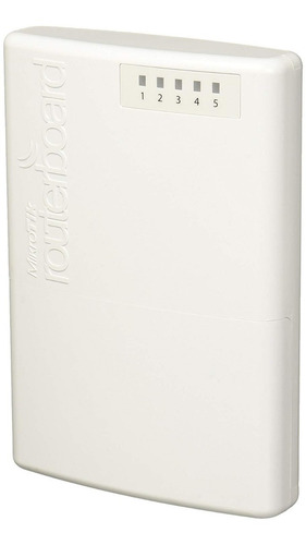 Imagen 1 de 8 de Routerboard Mikrotik Rb750p-pbr2 5 Puert Fast Ethernet 4 Poe