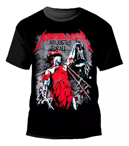 Metallica And Justice For Camiseta | MercadoLivre 📦