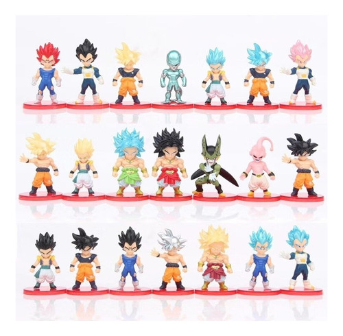 Figura De Acción Goku Miniatures De La Colección 21 Dragon B