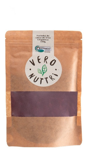 Imagem 2 de 2 de Farinha De Casca De Uva Orgânica 150g Vero Nuttri