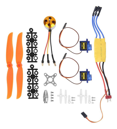 Rc 2200kv Motor Sin Escobillas 6035 Hélice Con 30a Esc + 9g