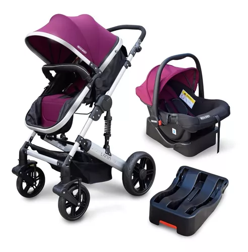 Coche Moises Bebe 3 En 1 Travel System Mega Baby Lanin