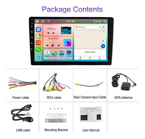 Radio Android Auto Carplay 9 PuLG Suzuki Celerio 2014-2021