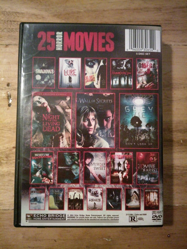 Colección Cine De Suspenso Y Terror / 7 Dvds (Usado)