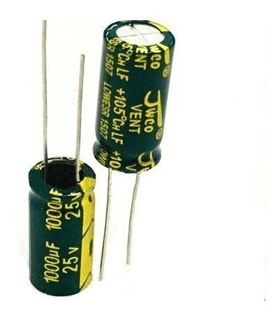 Capacitor Condensador Electrolítico 1000uf X 25v. .(10 Pzas)