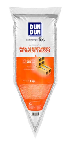 Dun Dun Masa Adhesiva Lista Para Usar Pega Ladrillos X 3kg