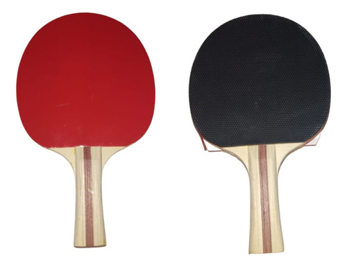 2 Raquetas De Tennis De Mesa Con 3 Pelotas Y Red