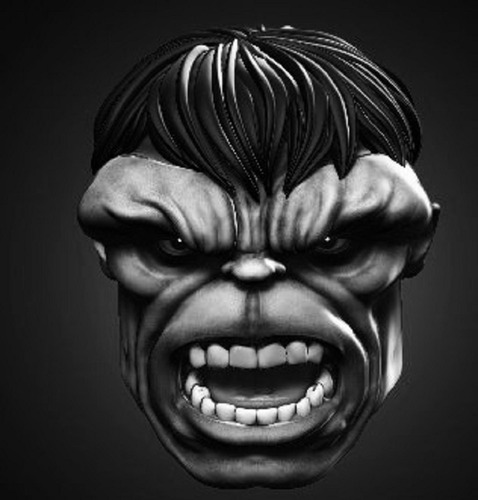 Hulk Cabeza Custom Tipo Marvel Legends 1/12 25 Mm Alt